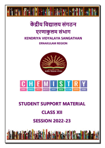 Class XII Chemistry Student Support Material