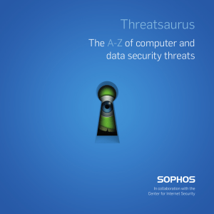 Week 3 Sophos Threatsaurus AZ