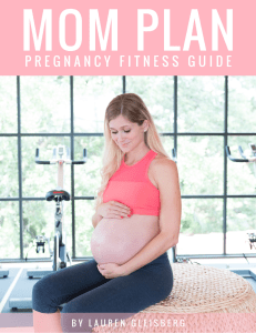 Lauren Gleisberg- Pregnancy Fitness Plan