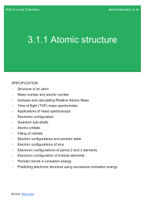 01 Atomic structure