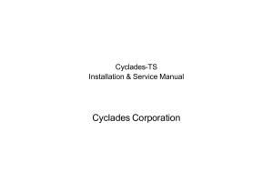 Cyclades-TS Installation & Service Manual