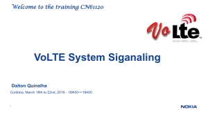 VoLTE Intro P 1 Network Architecture