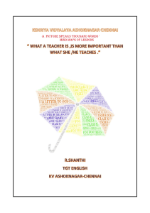 Mind Maps of Class X English lessons -Shanthi TGT English KVASN 