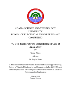 Girma Abebe - Radio access planning study case - GREAAAAAAAAAAAAAAT