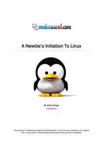 A Newbie’s Initiation To Linux