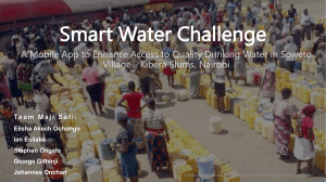 IBM Smart Water Challenge Maji Safi [Final}