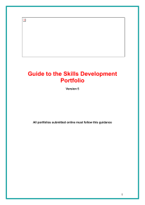 HSE Skills Development Portfolio
