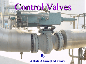 Control valves ppt - Important for reading