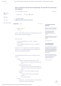 Problem Solving - Instagram a 15% drop in the open rate(1)