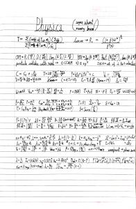 JEE Physics Notes