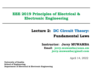 EEE 2019 Lecture 2