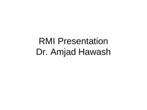 RMI Presentation