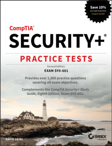 David SEIDL S+ Practice Test 601 - 2021pdf