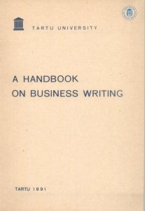A handbook on business writing