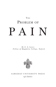 CS Lewis - The Problem of Pain