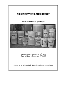 Incident Investigation Report