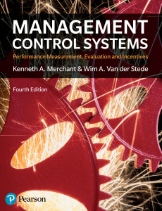 1. Management control systems - 4th Ed. Pearson
