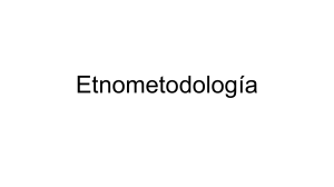 Etnometodología