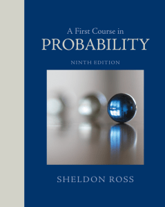 Sheldon M. Ross - A First Course in Probability-Pearson (2012)