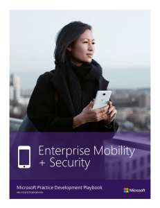 Enterprise Mobility & Security Practice Development Playbook