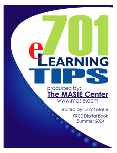 701 e-Learning Tips
