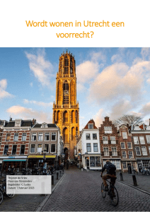 Wordt wonen in Utrecht een voorrecht