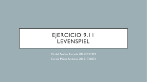 Ejercicio 9.11 LEVENSPIEL D YC