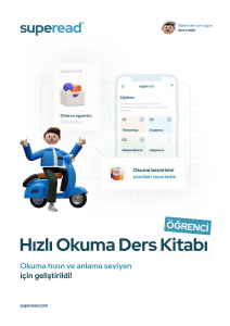 Hızlı Okuma Okul Öğrencisi Ders Kitabı