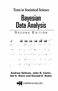 Gelman et al 2004 Bayesian data analysis