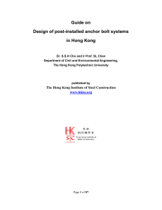 Anchor bolt design handbook