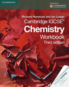 Cambridge IGCSE Chemistry Workbook - PDF Room