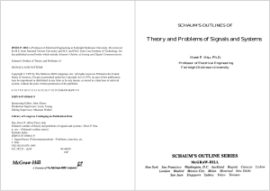 Theory and Problems of Signals & Systems Hsu Schaum95