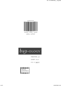 Buyology  Truth and Lies About Why We Buy