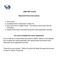 ASNT-L3 Renewal-Required-Forms