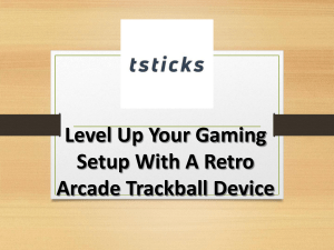 Elevate Your Gameplay With A Retro Arcade Trackball Controller
