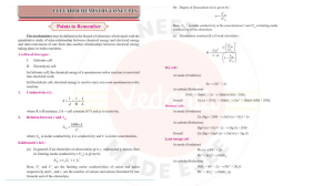 Electrochemistry Concepts: Study Guide & Key Equations