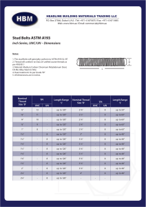 catalog ASTM A193M