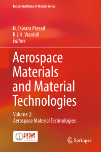 Aerospace Materials and Material Technologies   Volume 2 2017
