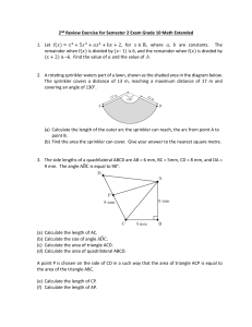 2nd Review Exercise for Semester 2 Exam Grade 10 Math Extended