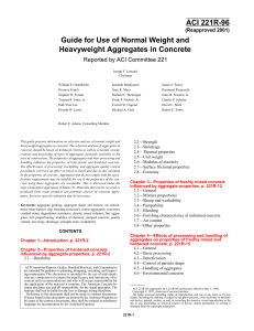 Concrete Aggregates Guide: Normal & Heavyweight Use