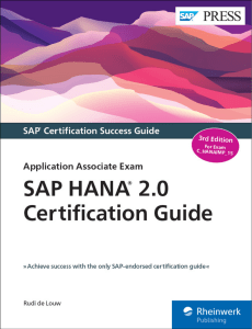 SAP Press - SAP HANA 2.0 Certification Guide 3e