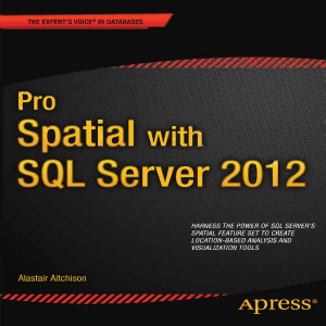 Pro spatial with SQL Server 2012