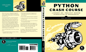 Eric Matthes - Python Crash Course  A Hands-On, Project-Based Introduction to Programming-No Starch Press (2015)