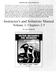 Vector Mechanics for Engineers Statics 9
