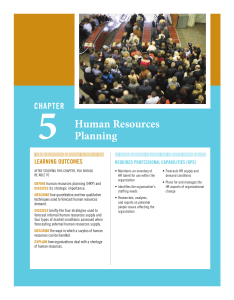 Human Resources Planning chapter 5 