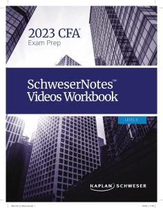 Schweser Notes Video Workbooks