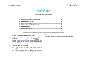 220401 ShapeDiver User Terms of Service
