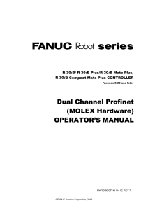 R-30iB Plus Dual Channel ProfiNet operator manual [MAROBDCPN01141E Rev.F]