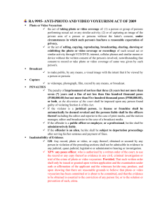 Summary- Crim Special Penal Laws