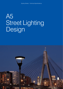 Lighting Design City of Sydney